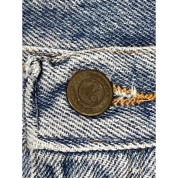 Wrangler Mom Jeans Women's 12P Light Wash High-Rise Tapered Leg Vintage 90s USA - Picture 9 of 9